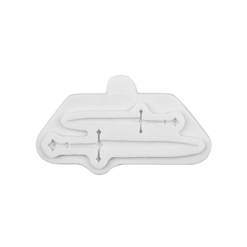 Винтажные мечи шаблон помадка торт плесень Детские вечерние жевательной резинки