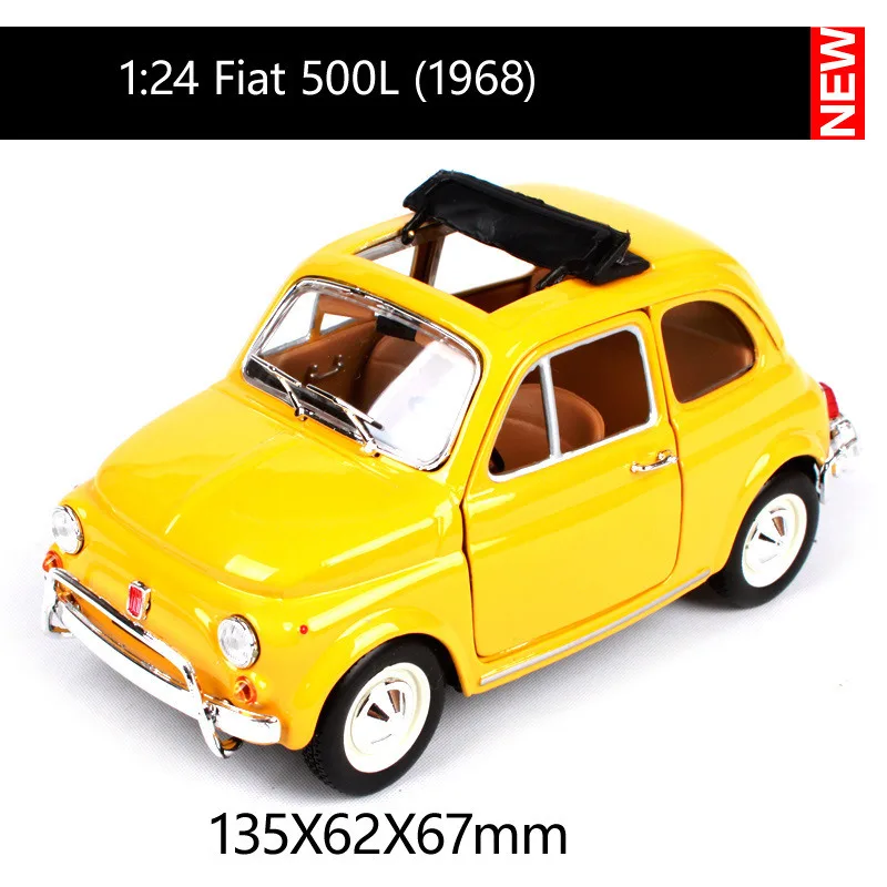500L Bburago 1:24 1961 Porsche 356B модель автомобиля из сплава, модель автомобиля, украшение автомобиля, коллекция, Подарочная игрушка - Цвет: 500L