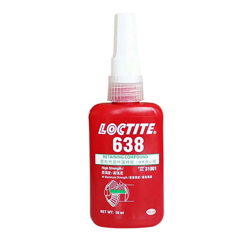 

50ml Loctite 638 Cylindrical Parts Holding Glue High Temperature Bearing Adhesive Metal Seal Glue Anaerobic Glue