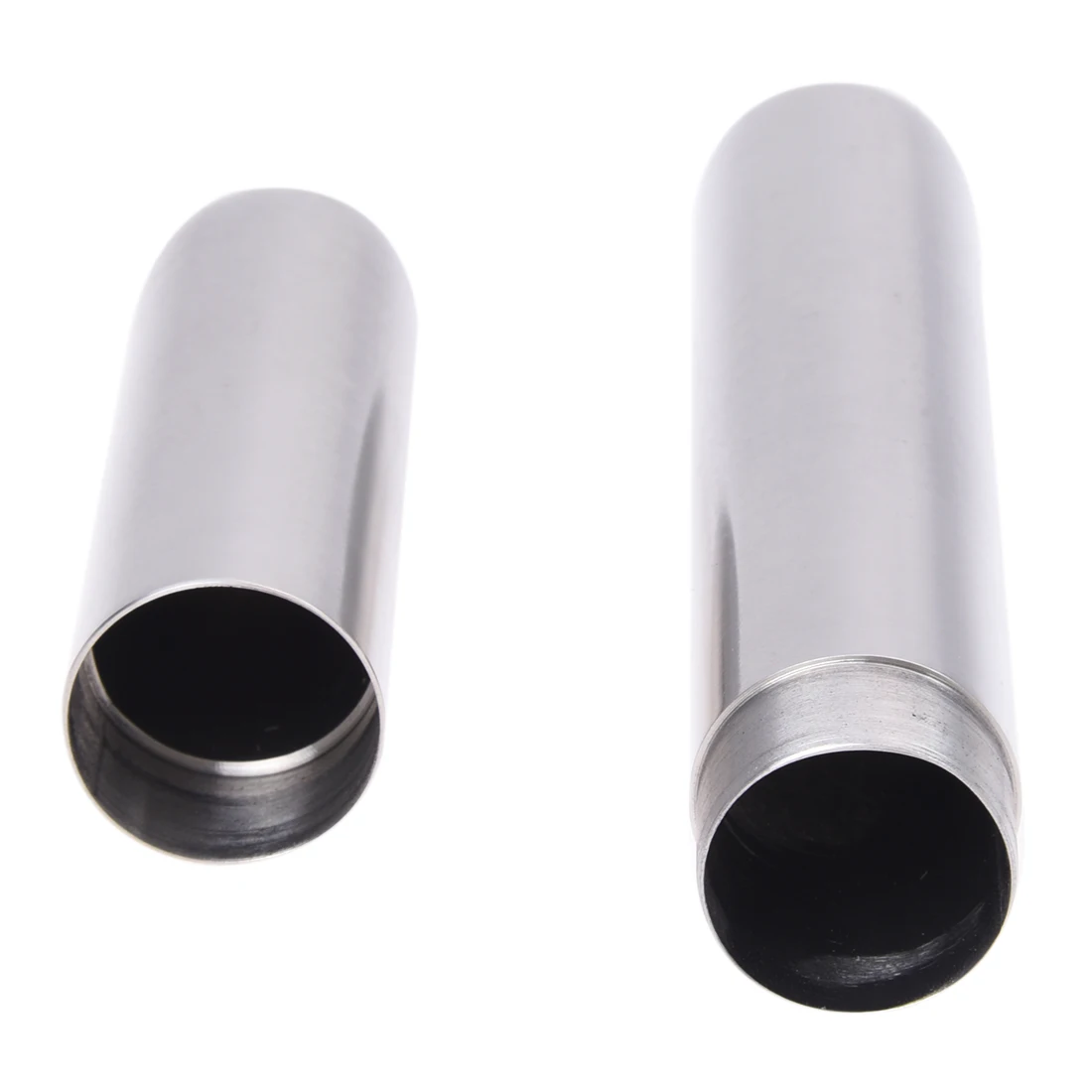 SODIAL (R) никель-Серебряный чехол-держатель для сигар (16 5 см в длину) |