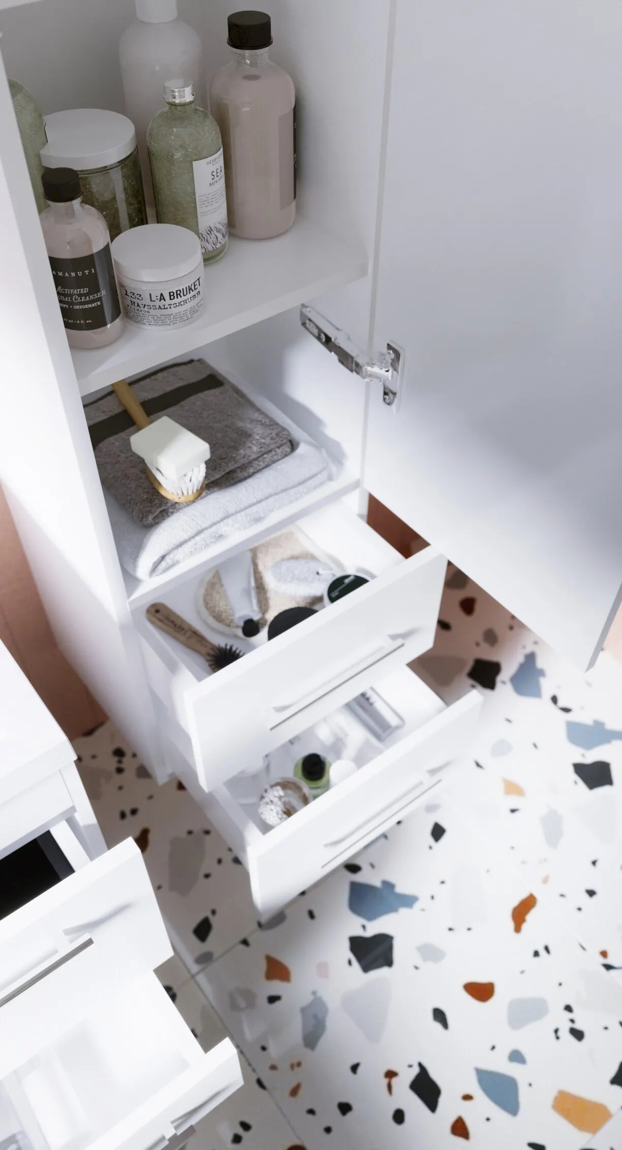 Пенал 1Marka Соната 35П 1д.2в.я. Белый глянец R |