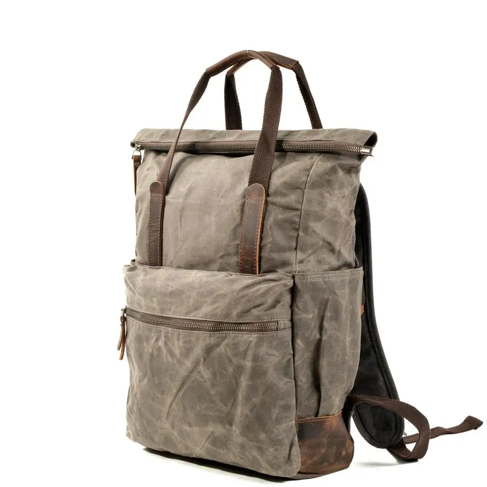 Рюкзак Muchuan мужской из искусственной кожи ранец большой вместимости для отдыха