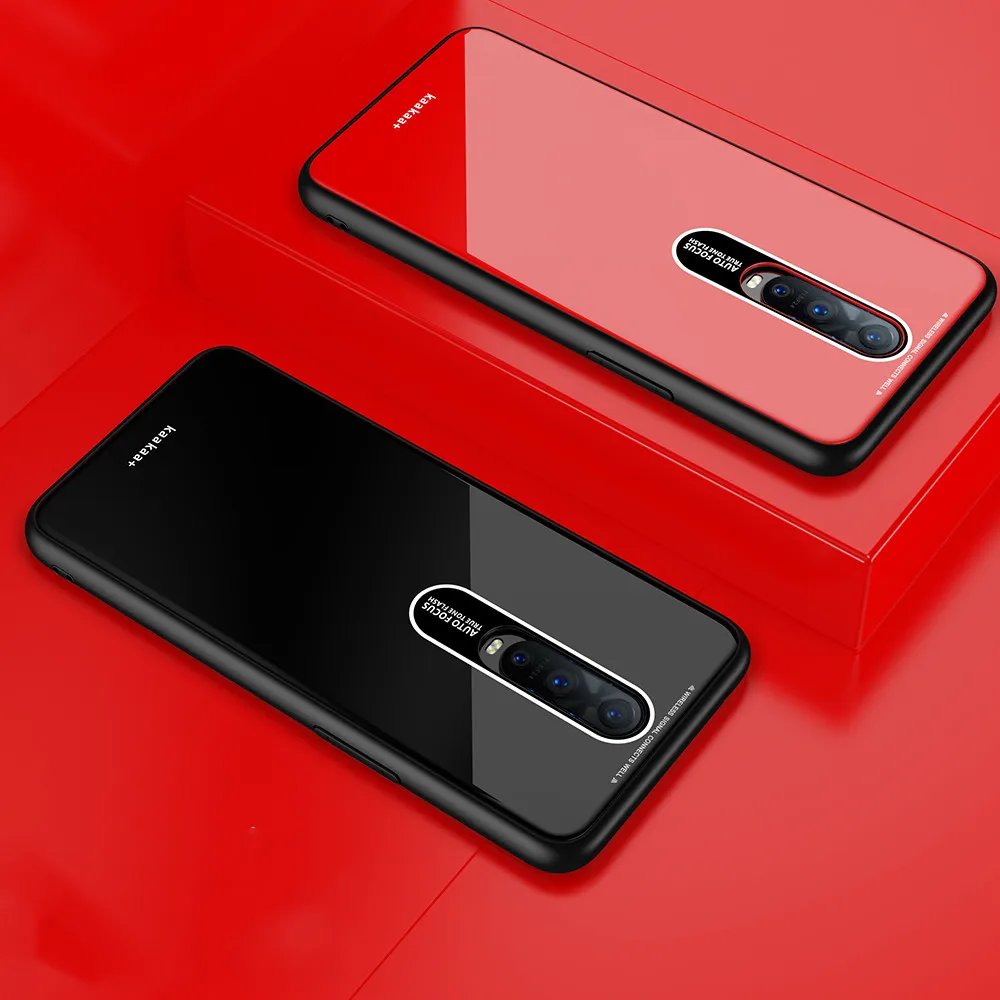 Luxury Acrylic Hard Case For Oppo R17 RX17 Neo K1 Soft Protective TPU Edge Phone Back Cover Pro R17Pro |