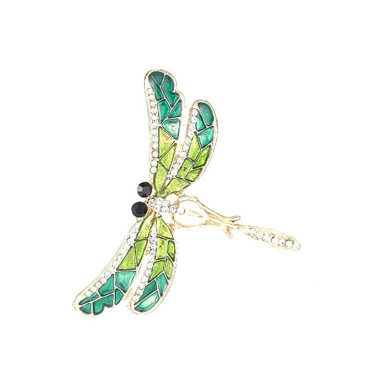 Модная индивидуальная брошь в форме стрекозы высококачественный сплав масляные