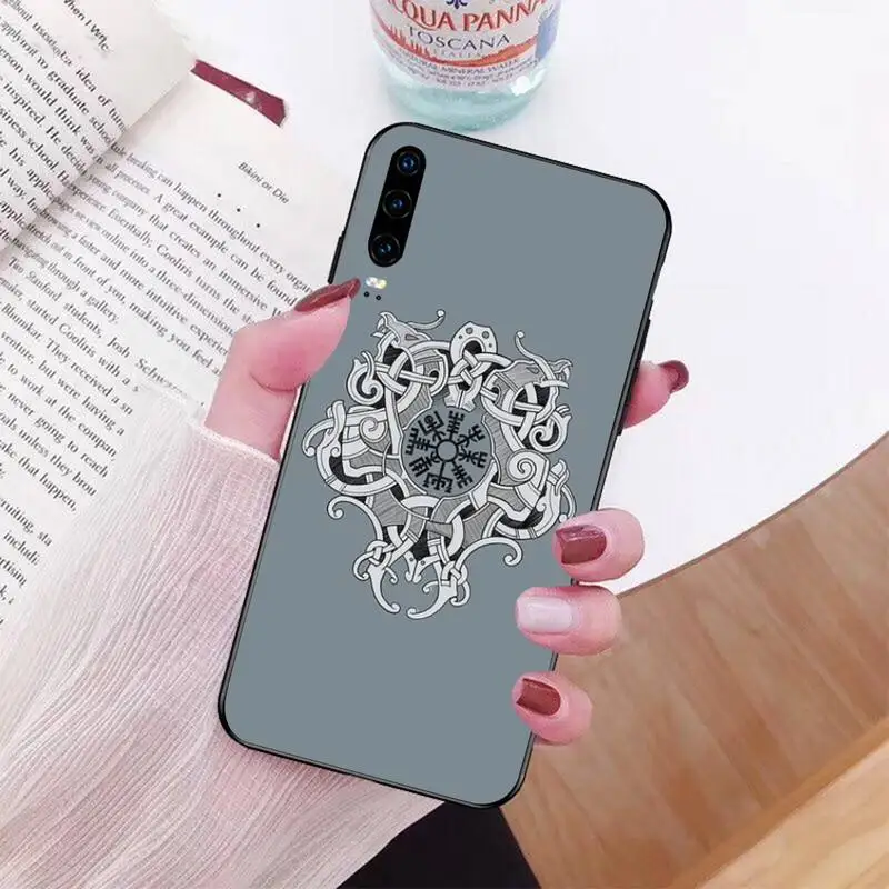 Скандинавский чехол для телефона PENHUWAN Viking Vegvisir Odin Huawei P30 P20 Mate 20 Pro Lite Smart Y9 prime 2019 |