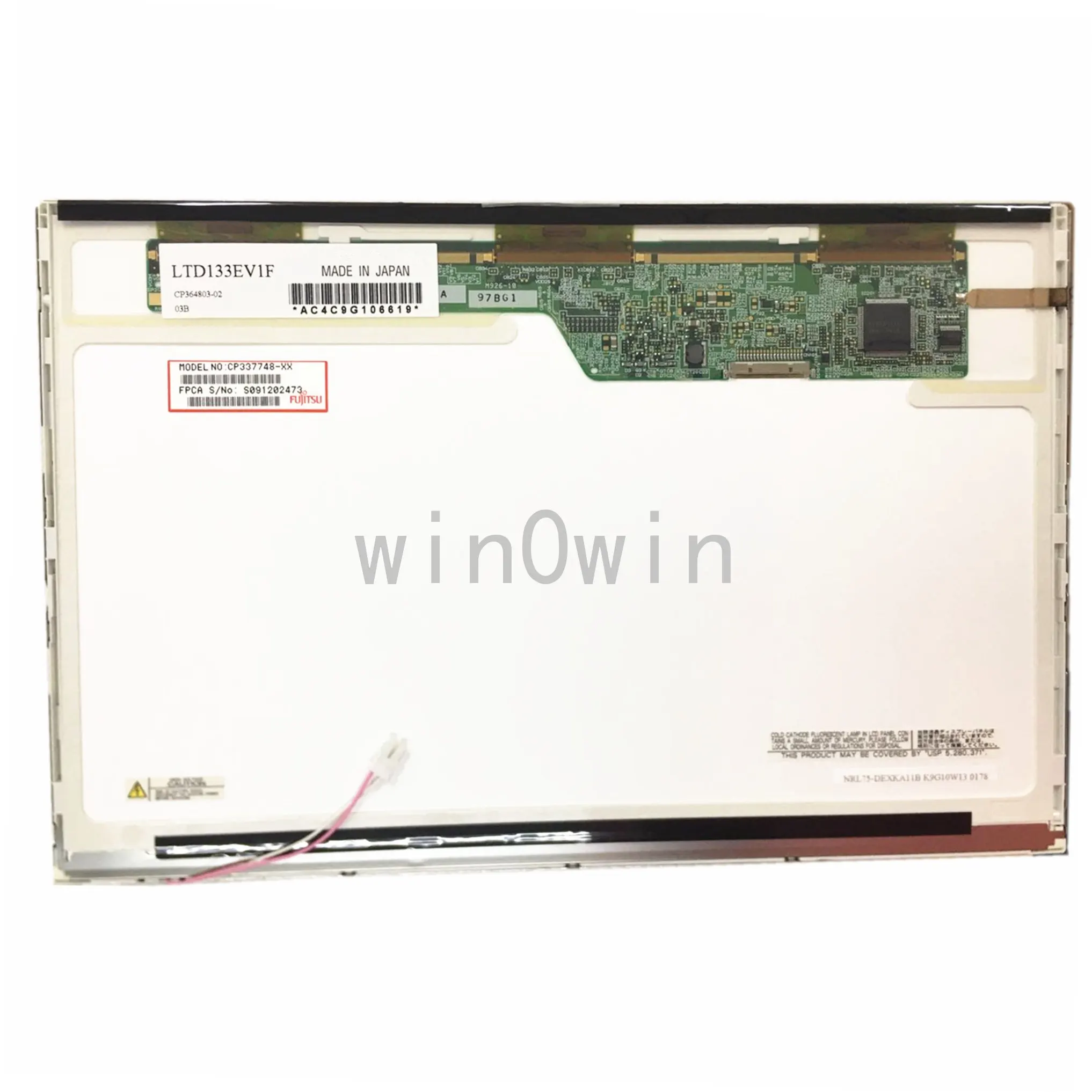 LTD133EV1F подходит LT133DEVJK00 20-контактный разъем 1280x800 ЖК-дисплей сенсорный экран панель WXGA 1 с холодным катодом (CCFL) Новый