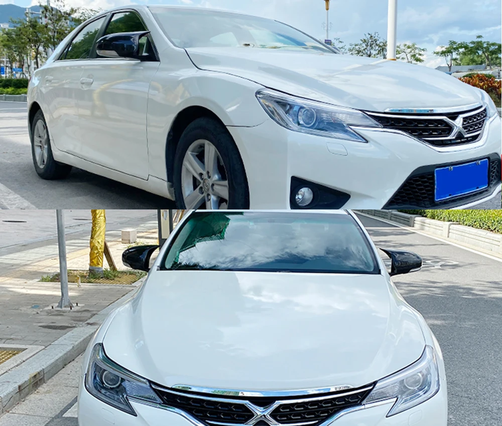 Для Toyota Mark X Reiz 2010-2018 боковая дверь зеркало заднего вида наклейка отделка Стайлинг