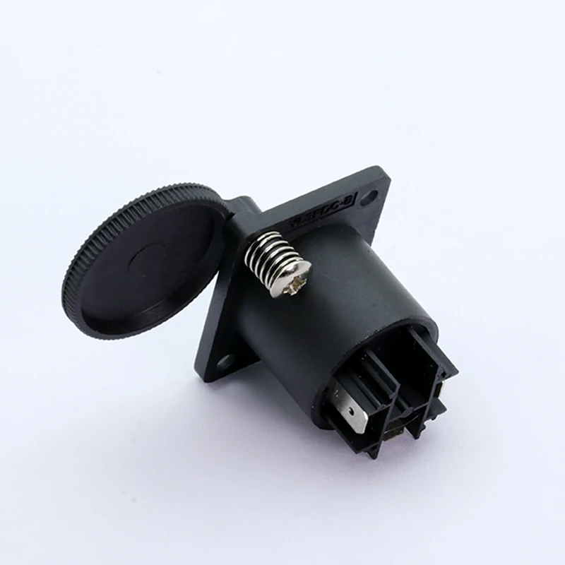 Коннектор XLR power Jack 3 шт. черный пластик 3-контактный штекер/гнездо Панель С