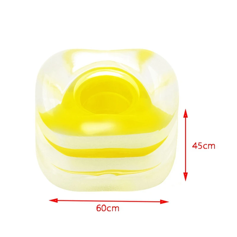 

4Pcs Skateboard Wheels Snake Wheels Hardness 78A Clear Llucite Wheels DIY Wheels for SkateBoard