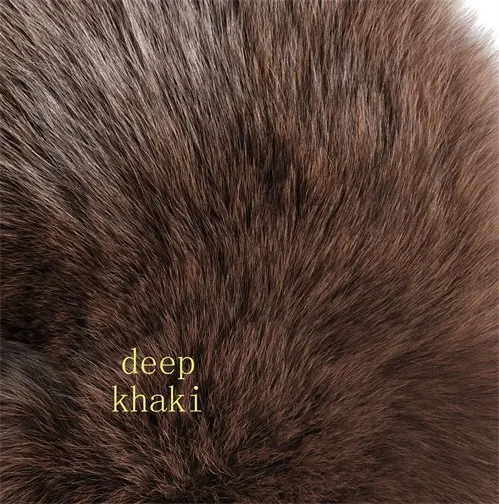 deep khaki BEIZIRUReal лисий мех пальто для женщин натуральный мех куртки жилет Зимняя верхняя одежда женская одежда - Цвет: deep khaki