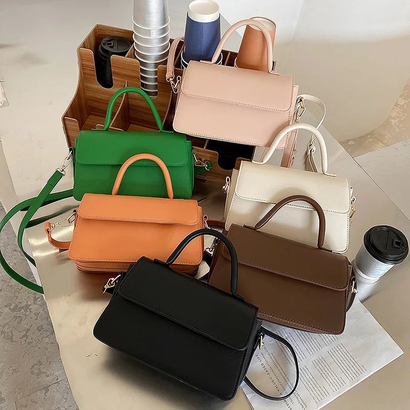 

Простые Дизайнерские Сумки-тоуты из искусственной кожи, сумки через плечо для женщин 2021, сумка через плечо с ручкой, женские фирменные тренд...