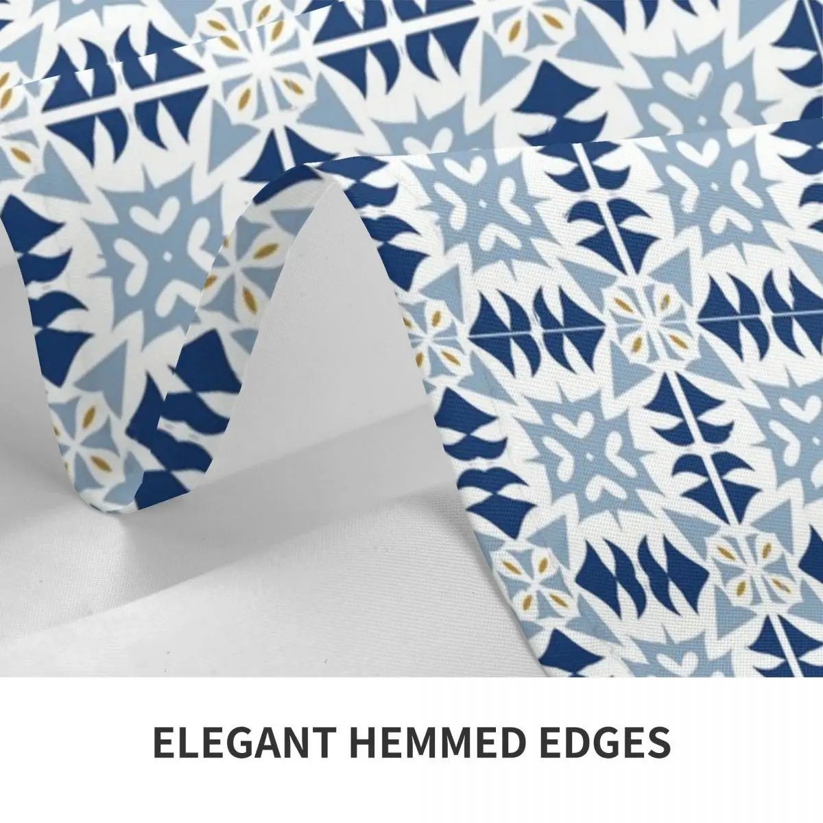 Белая и синяя скатерть в португальском стиле для плитки водонепроницаемое