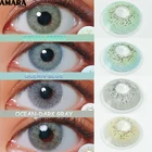 Цветные линзы AMARA ed Eyes, 1 пара контактных линз OCEAN Color ed для красоты глаз, контактные линзы, косметические цветные линзы для глаз, макияж глаз