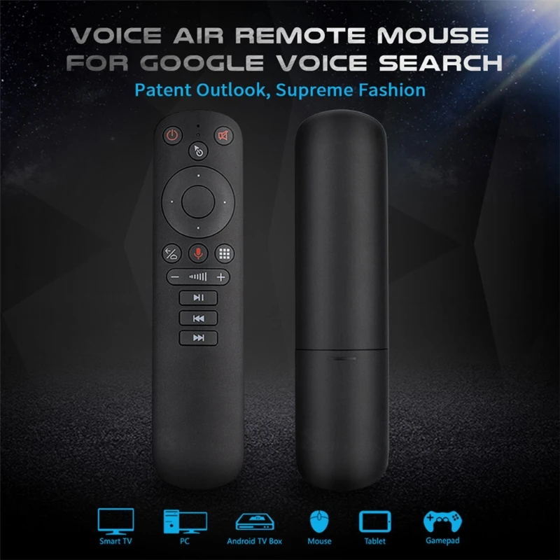

G50S Wireless Fly Air Mouse Gyroscope 2.4G Smart Voice Remote Control for TV Box
