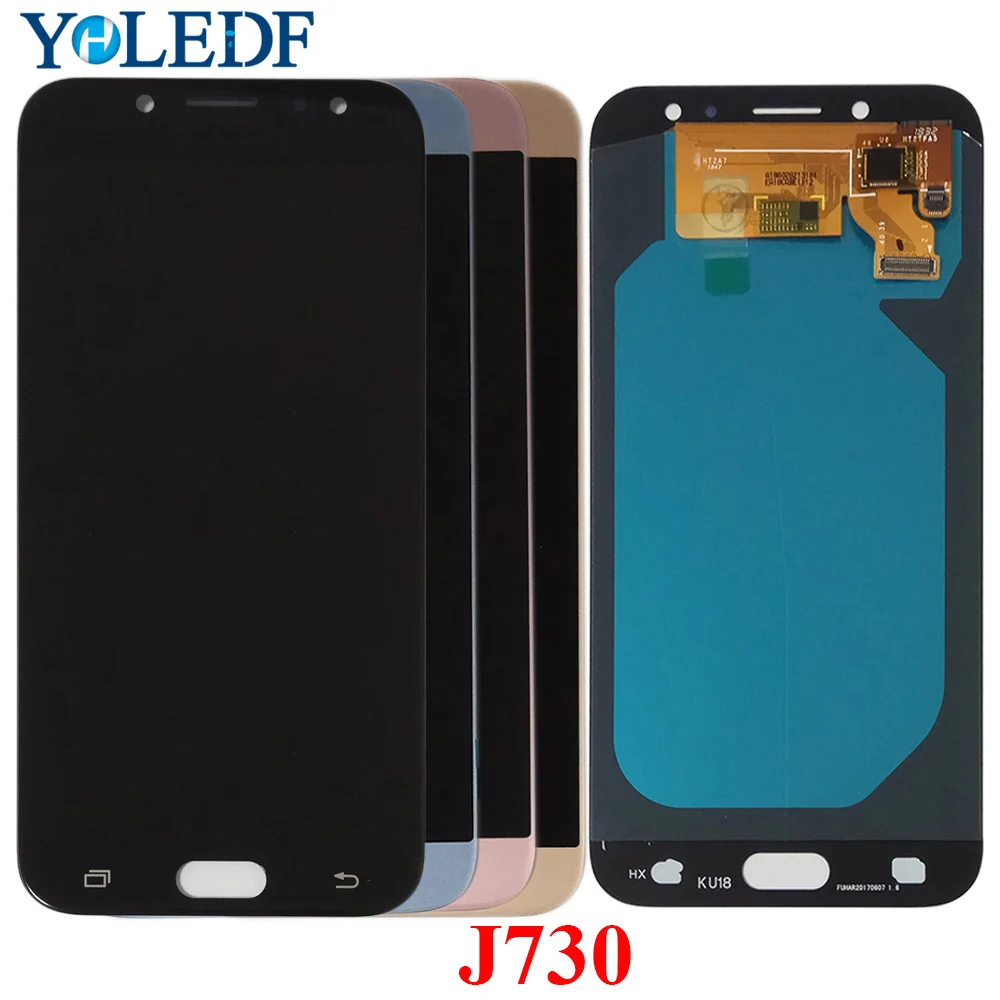 Оригинальный 5 ''Супер Amoled lcd для SAMSUNG Galaxy J7 Pro 2017 J730 J730F дисплей кодирующий