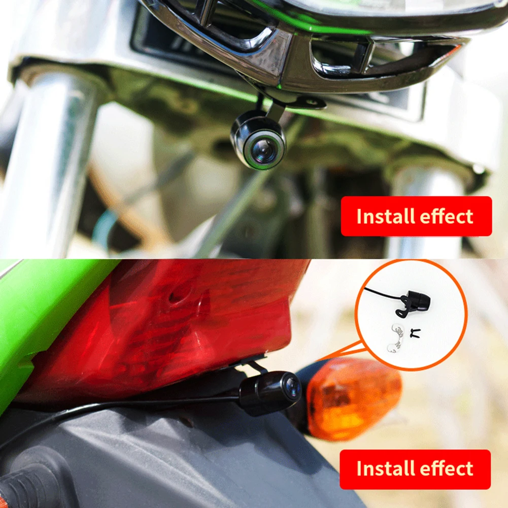 1080P HD Motorcycle Camera DVR System Dual Channel Loop Recording Dash Cam Double Lens Front Rear Driving Record Night Vision |