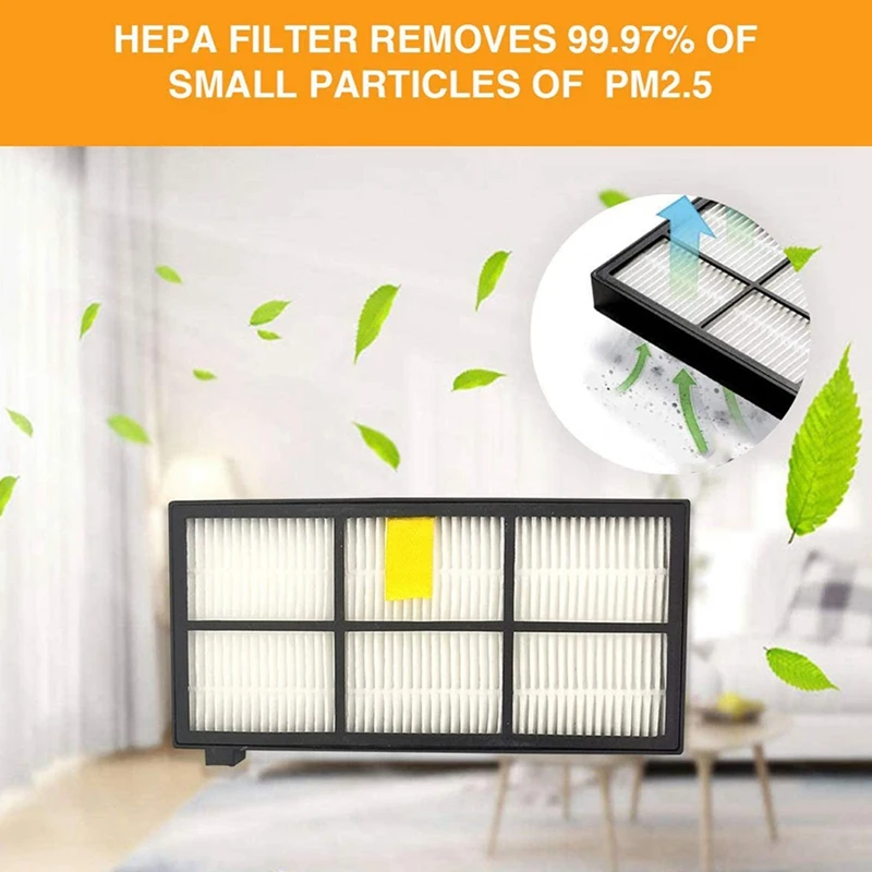 

Replenishment Accessory Kit for IRobot Roomba 800 900 980 Series,Replacement Parts Brush & Filters for Vacuum Cleaner