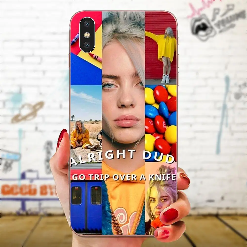 Billie Eilish Singer Star Music для sony Xperia Z Z1 Z2 Z3 Z4 Z5 compact Mini M2 M4 M5 T3 E3 E5 XA XA1 XZ Premium|Чехлы-накладки| |