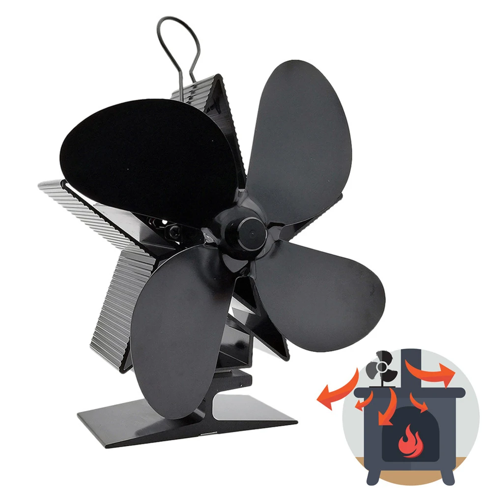 Бесшумный вентилятор для камина печи бесшумная работа деревянной/деревянной