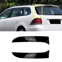 car rear window spoiler side wing cover trim for vw volkswagen golf 6 mk6 variant wagon 2008 2009 2010 2011 2012 2013 black