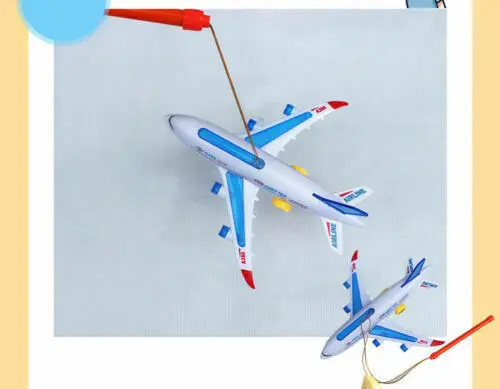Модель самолета Музыкальный Электрический самолет игрушка светодиодный свет