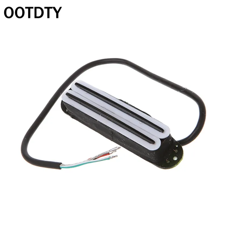 OOTDTY гитарный пикап mini Dual Rail Coil Humbucker для ST TL 6 струн|Детали и аксессуары гитар| |