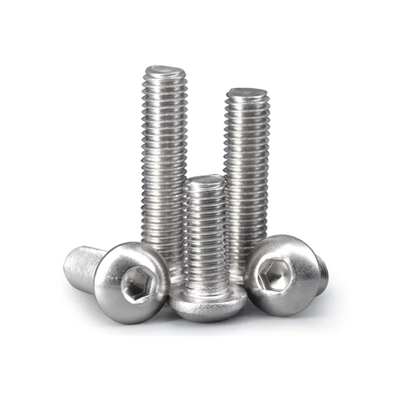 304 Американский болт из нержавеющей стали с плоской круглой головкой и