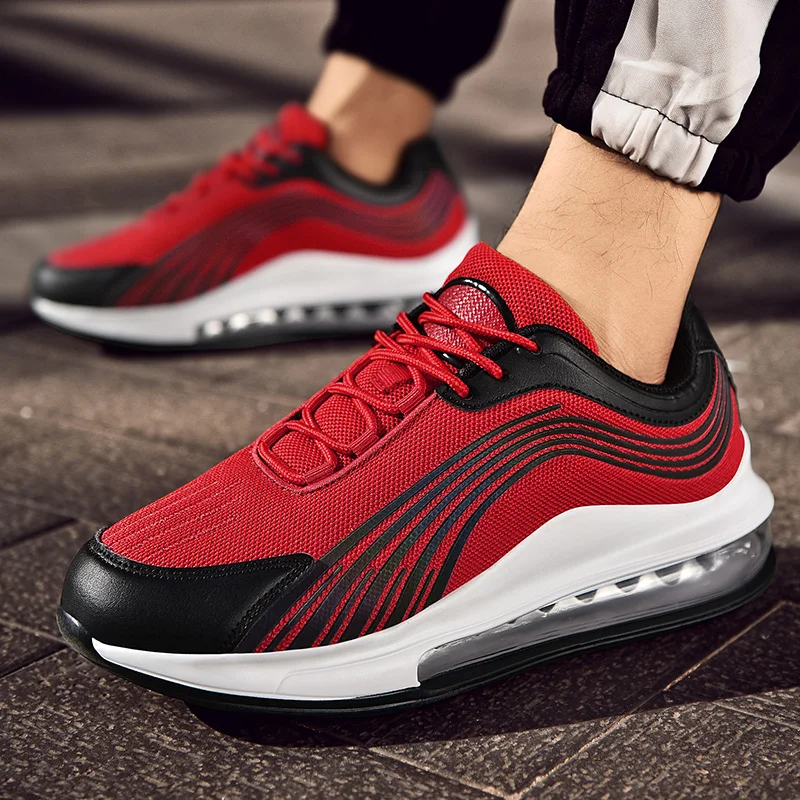 Мужская Спортивная обувь для бега Шокирующая поглощающая спортивная кроссовки