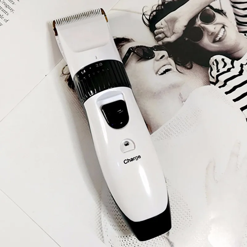 Портативный USB Перезаряжаемый электрический триммер для волос Машинка стрижки