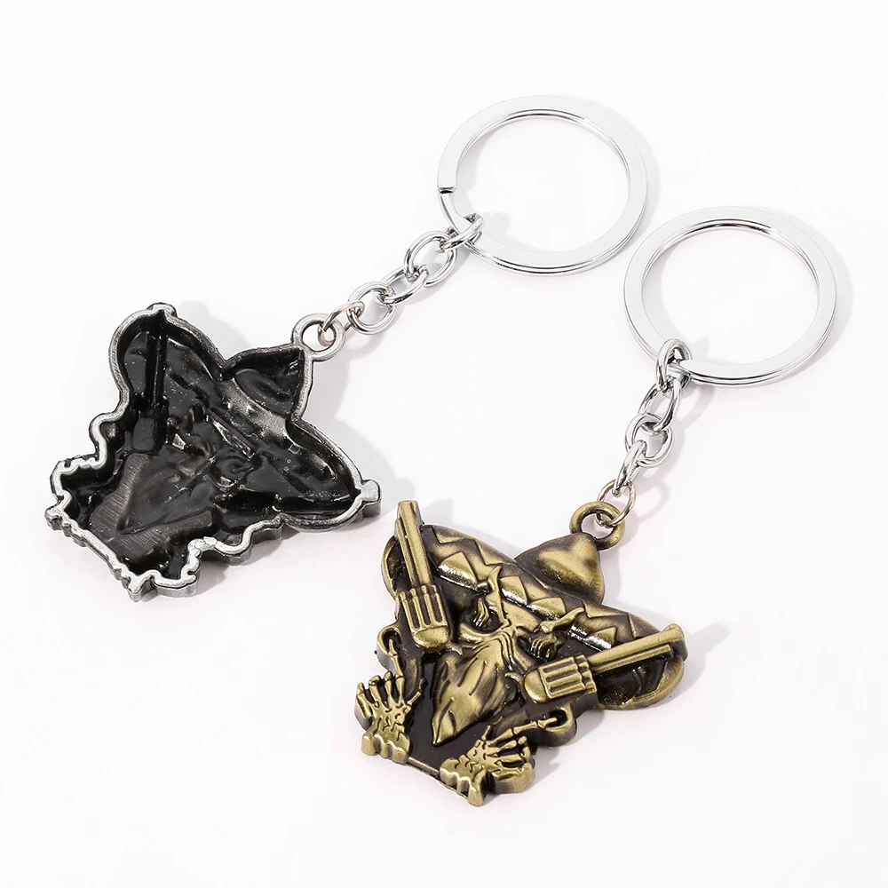 Брелок в ковбойском стиле с большой бородой брелок винтажном бронзовый