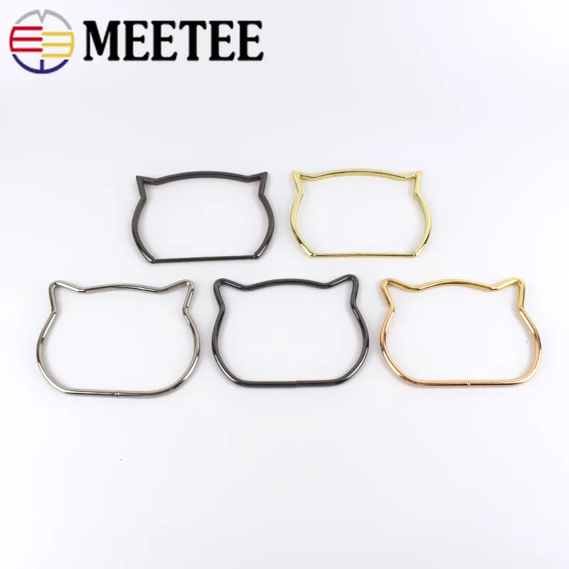 Meetee Ring Metal Bag Handles Buckles For Women Handbag Purse Lock Decoration Clasp Handle Connector DIY Accessories | Дом и сад