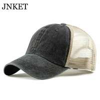 jnket new unisex mesh baseball cap breathable baseball hats summer sun hat outdoor sport cap adjustable snapback hat casquette