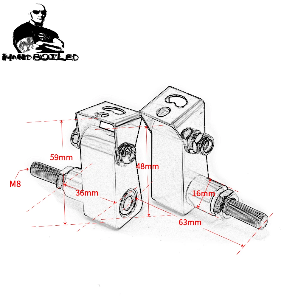 Держатель точесветильник светильник Ника для KYMCO аксессуары мотоциклов 250 400 400i 300