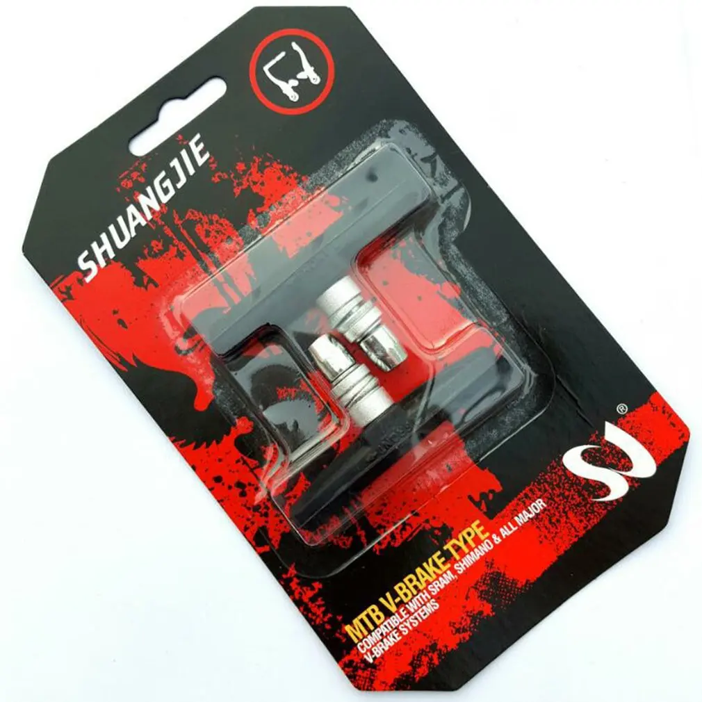 

Mountain Bike V Brake Pads Bicycle Universal Silent Brake Pads Silent Brake Shoe for Bicycle Mountain Sport Bike Brake Pads