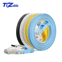 rj45 cat 6 ethernet lan cable rj 45 cat 6 ultra thin flat patch cables for router 1m 2m 3m 5m 10m 15m 20m 30m blue black white