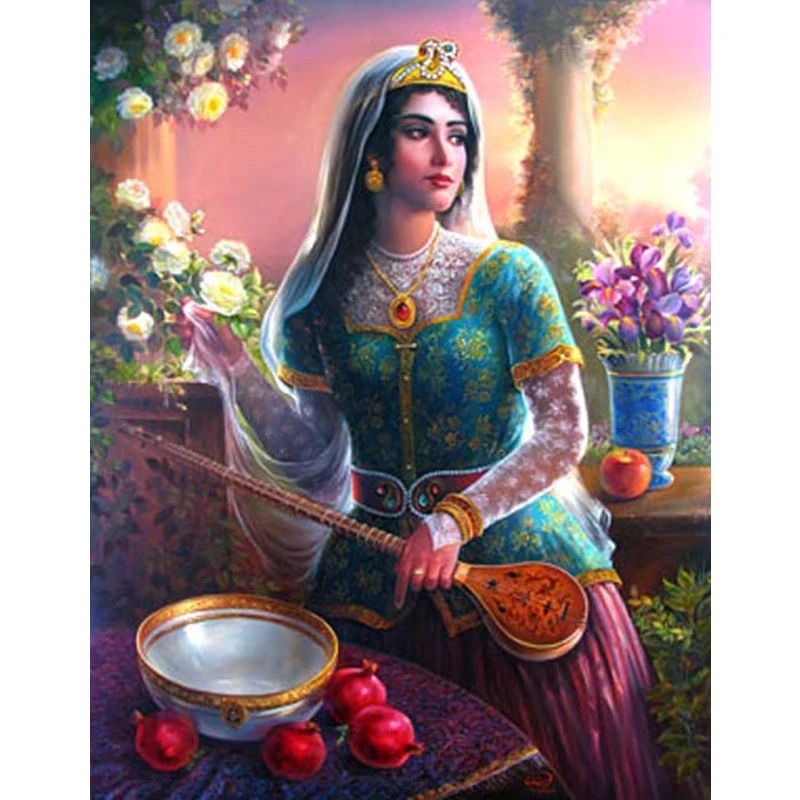 

Diamond Mosaic Iran Goddess,Full,Square Embroidery,Diamond Painting,Cross Stitch,3D Picture of Rhinestone Hobby and Crafts Decor