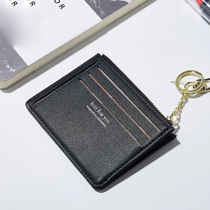 Мини держатель для карт женская мягкая кожаная сумка ключей маленькие кошельки