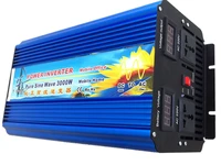 free shipping 3000w dc 36v to ac 220v pure sine wave inverter 6000w peak power