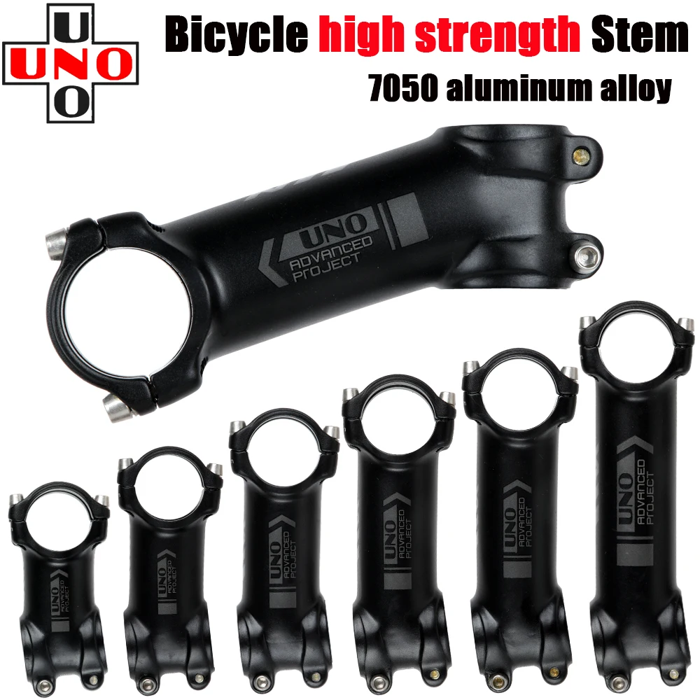 

UNO Ultralight 7/17 Degrees Bike Stems MTB Mountain Road Bicycle Stem 31.8* 60 -130mm