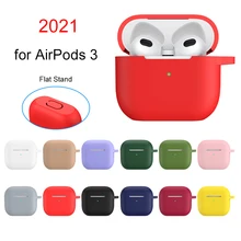 12 Colors 2021 Apple AirPods 3 Case Cover Phone Earbuds Accessories Airpod 3 Case Air Pods 3 Silicone Case for AirPods 3