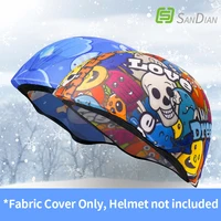 sandian childrens protective helmet fabric cover for bike bicycle scooter riding cycling helmet protector headwear accessories