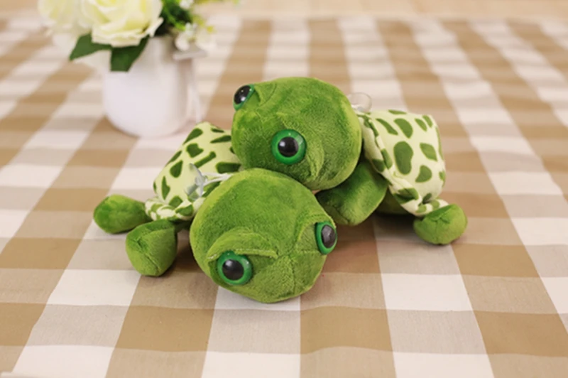 1 шт. epacket 20 см мягкие плюшевые животные Супер Зеленые большие глаза имитация