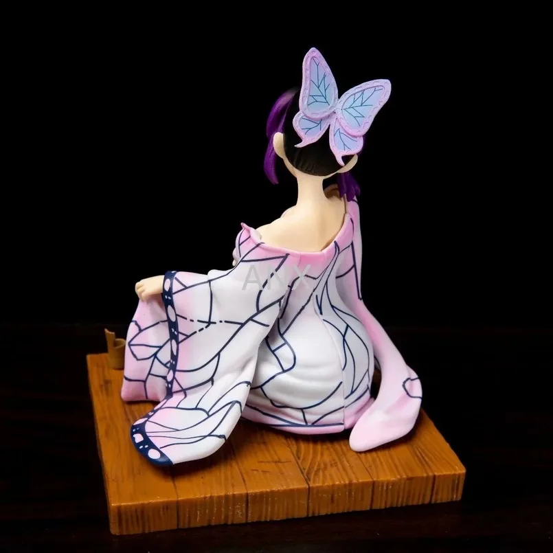 

17cm Demon Slayer Kochou Shinobu PVC Action Figure Toy Anime GK Statue Collectible Model Doll toys Gifts for children