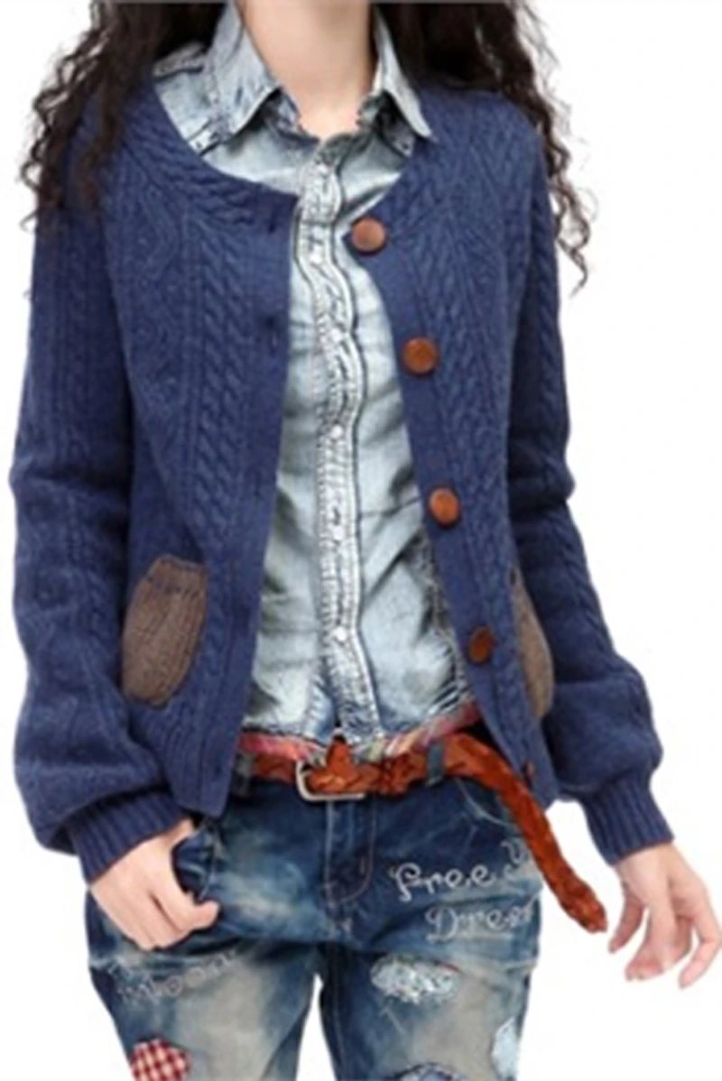 

2020 Korean Clothes Fall Winter Thicken Cashmere Female Women Woman Vintage Sweater Cardigan Knitting Crop Top Long Sleeve wool