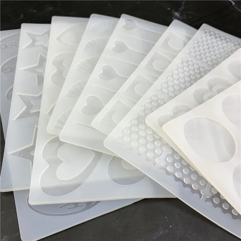 Романтическое сердце розовый Силиконовый Шоколад формы для выпечки торта кекс