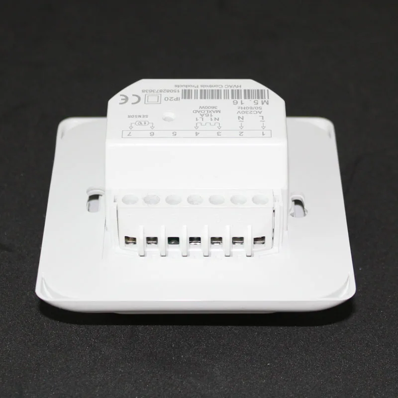 

220V 16A, Electric Floor Heating Room Thermostat Temperature Controller Warm Regulator Mechanical Manual Operation