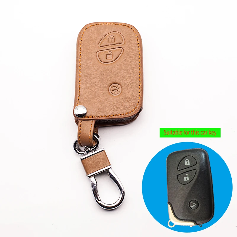Лидер продаж 2017 кожаный чехол для автомобильных ключей с верхним слоем Lexus / BYD S6 F3