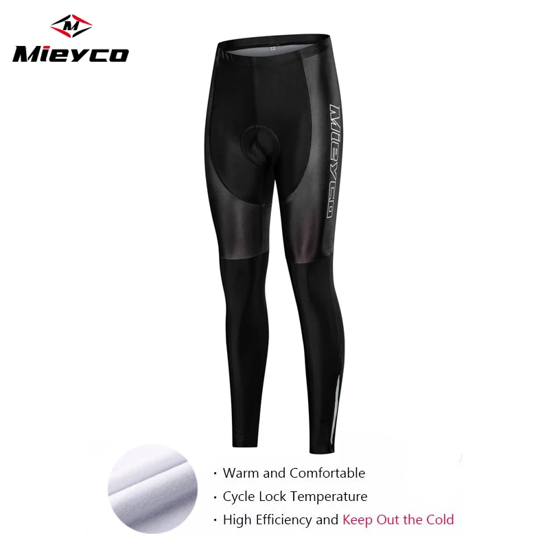 

Mieyco Women Warm Cycling Bib Trousers Winter Thermal Mountain Bike Pants Bicycle Tights Coolmax 5D Gel Pad Cycling Bib Pants