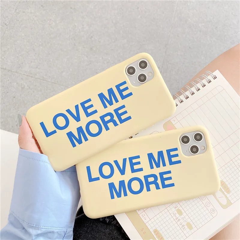 iPhone 7 Plus phone Case Wind English Lettered Simple Cute 11 Pro Max Silicone Apple X MAX XR XS 8 accessories | Мобильные телефоны