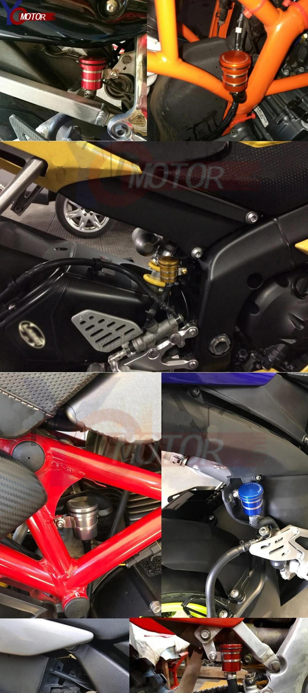 

CNC Accessories Motorcycle Rear Brake Fluid Reservoir Tank Oil Fluid Cup For HONDA CRF1000L Africa Twin CRF 1000L 2015-2020 2019